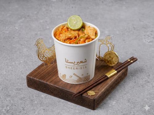 شعيرية بالدجاج