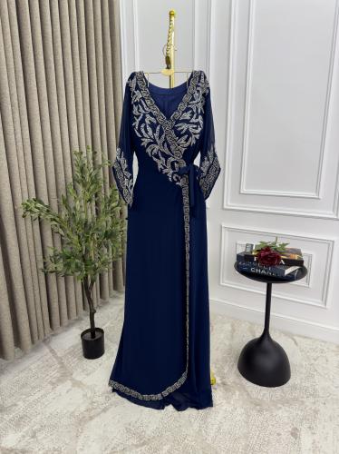 جلابيه سهره راقيشيفون اصلي درجه اولى بتطريز يدوي و...