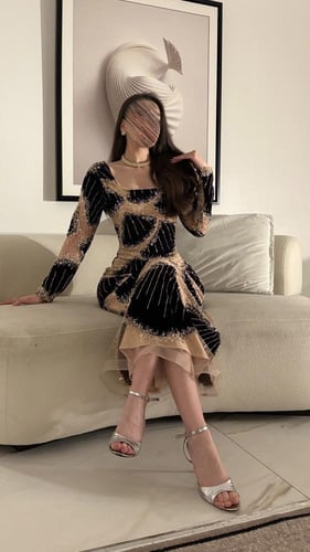 فستان سهرة جذاب ملفت