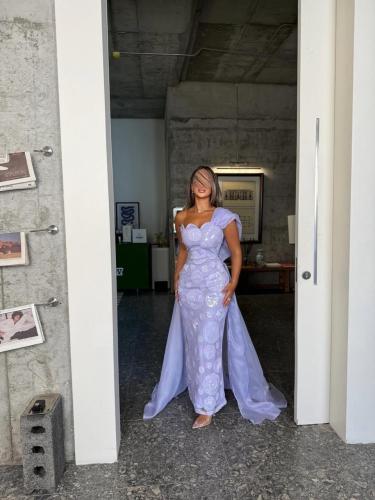 فستان موف راقي