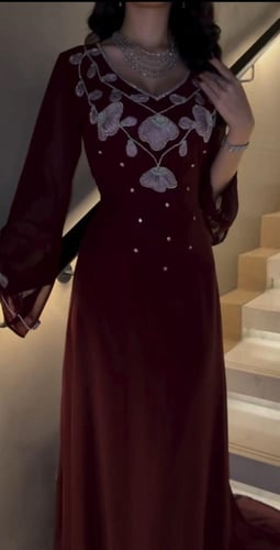 فستان سهرة شيفون راقي