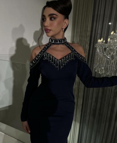 فستان سهرة بقصه جميله