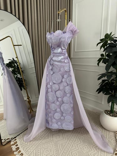 فستان موف راقي