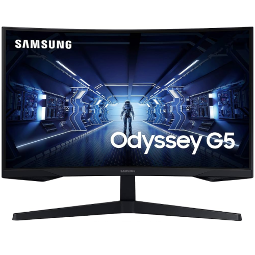شاشة SAMSUNG G5 27" (27-2K CURVED-165Hz-1Ms)