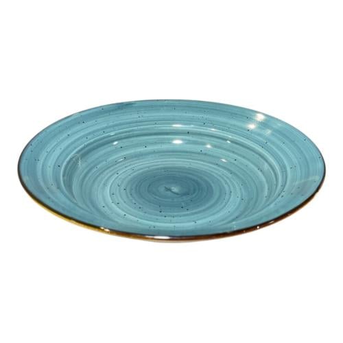 A wide food serving plate in Tfani color with a go...
