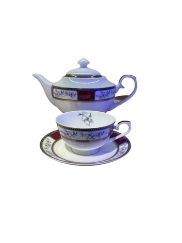 طقم سفره برسلان درجه اولى صيني ١٠١قطعه ١٢شخص