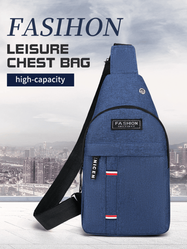 شنطة ظهر رصاصي - كحلي قطعة واحدة