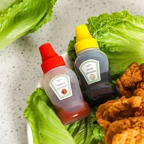 علب فارغة بلاستيك ٤ قطع