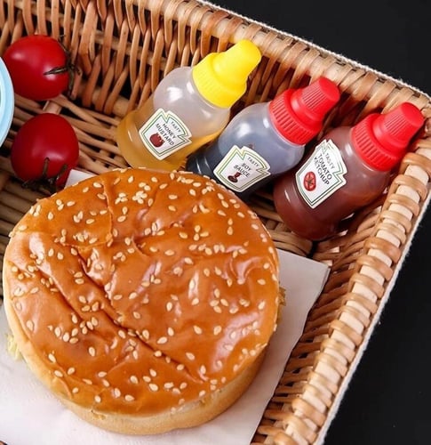 علب فارغة بلاستيك ٤ قطع