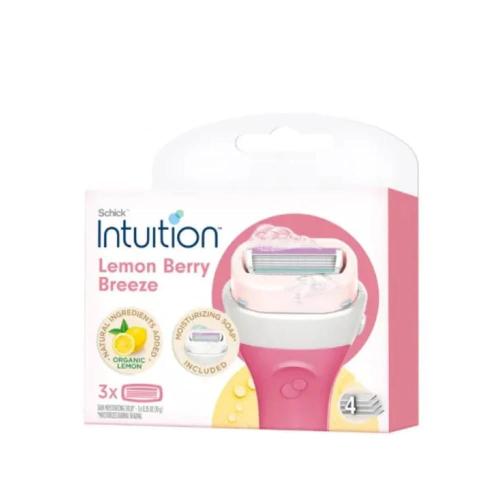 شيك انتويشن رؤوس شفرات حلاقة بالليمون والتوت 3 قطع...