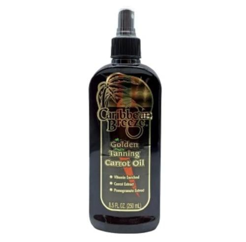 كاريبيان بريز زيت تسمير بخاخ 250 مل ذهبي زيت الجزر
