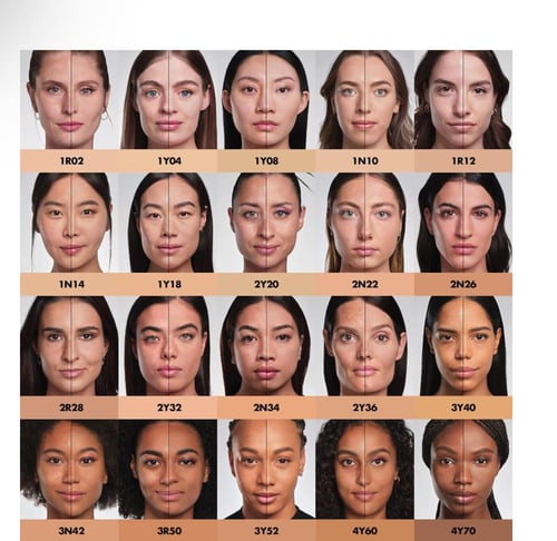 بودرة كريم أساس إتش دي سكين - مضغوطة مطفية 1R12 -...