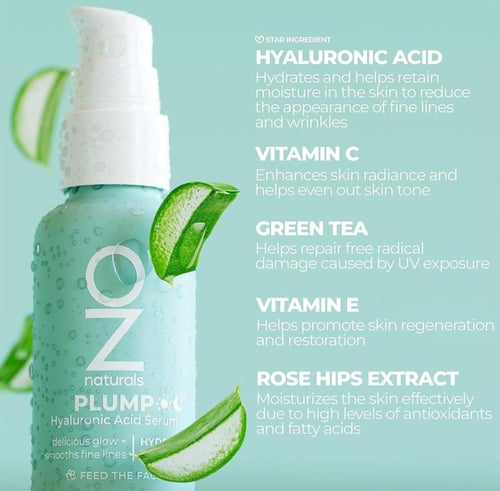 مصل حمض الهيالورونيك المعزز بفيتامين C بحجم 30 ملل...