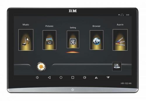 HR-102AN - شاشة مسند اندرويد 10انش