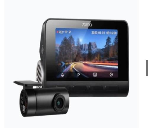 داش كام كاميرا سيارة أمامية A800S بدقة 4K - اسود