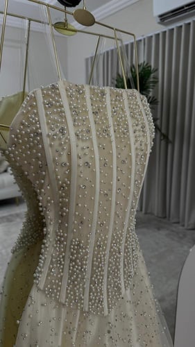 رمز 8193 فستان تل لول