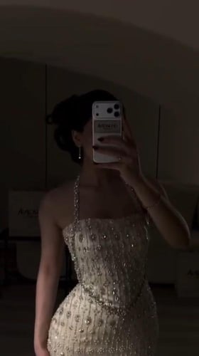 رقم 9414 فستان خرز راقي