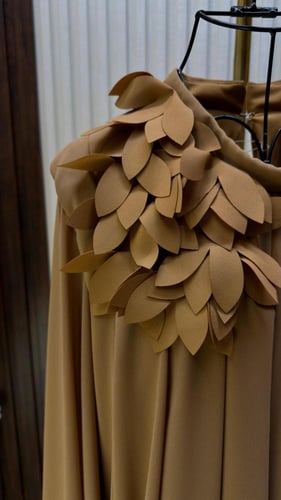 رمز 9002 فستان زيتي حمل