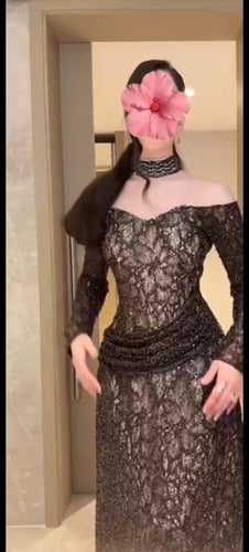 7499 فستان سهرة ذهبي
