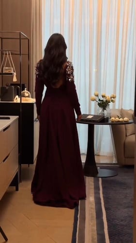 رقم 8382 فستان ناعم مخمل