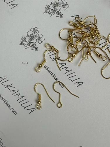 حلق ذهبي 10 أزواج