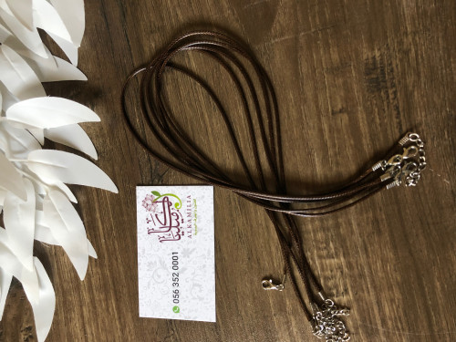 سلاسل جلد بني غامق وفاتح (8حبات)