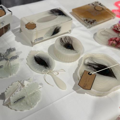 طقم ريش الطاووس