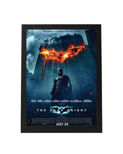 لوحة فنية لفيلم The Dark Knight - مقاس A4