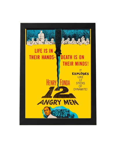 لوحة فنية لفيلم 12 Angry Men - مقاس A4