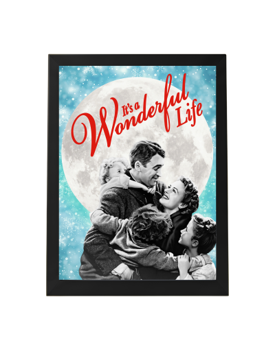 لوحة فنية لفيلم It's a Wonderful Life - مقاس A4