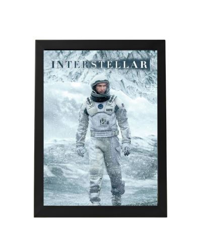لوحة فنية لفيلم Interstellar - مقاس A4