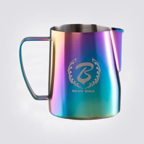 باريستا سبیس - ابريق حلیب 600 مل - قوس قزح ترابي