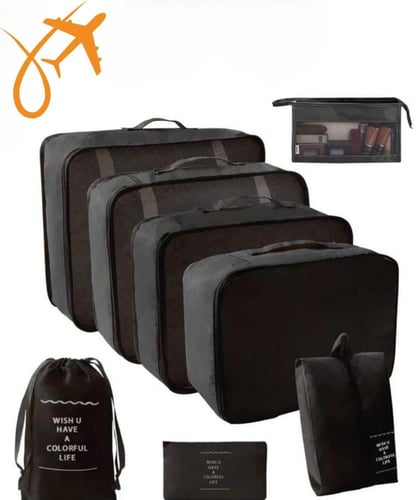 مجموعة منظم السفر8قطع