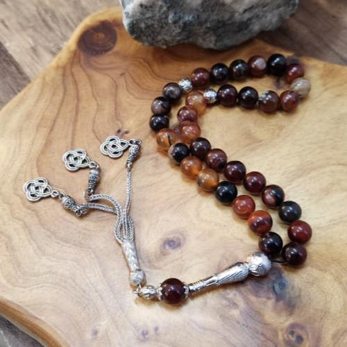 حجر عقيق داكن 107