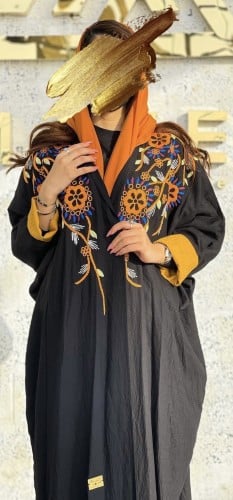 عباية كريب بحريني شك يدويقصة نص بشت