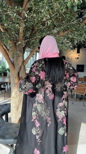عباية منميت تطريز كمبيوتر قصة عادي