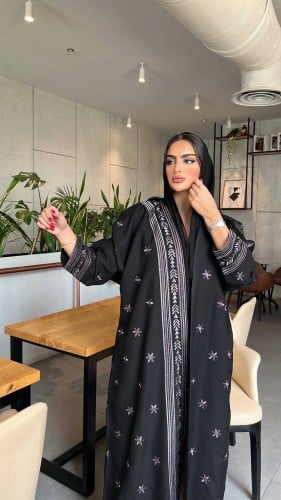 عباية كريب مينمت تطريز كمبيوتر قصه عادي