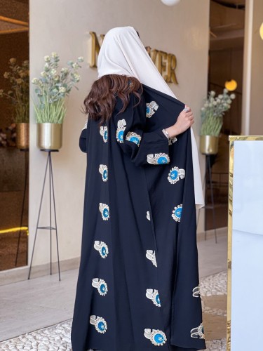 عباية كريب بحريني تطريز كمبيوتر قصة عادي