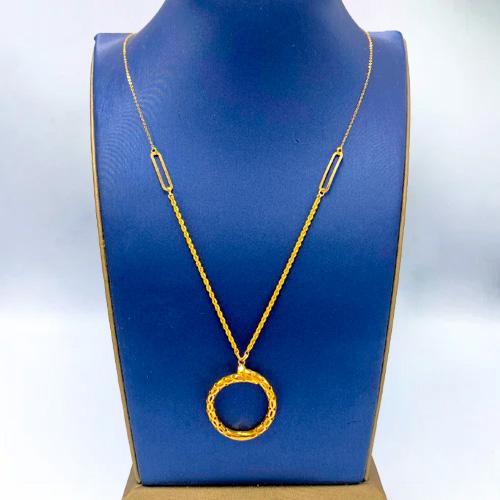 عقد ذهب عيار 21 الوزن 3.90 جرام