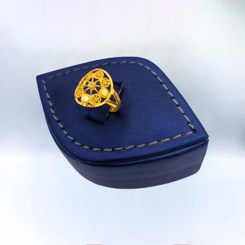 خاتم ذهب عيار 21 الوزن 2.24 جم