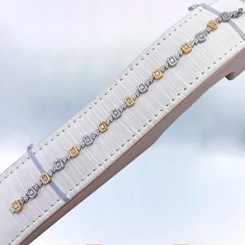 أسواره ذهب أبيض عيار 18 الوزن 6.10 جرام