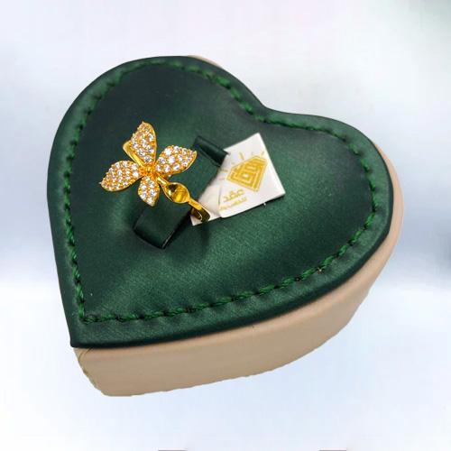 خاتم ذهب عيار 21 الوزن 2.3 جم