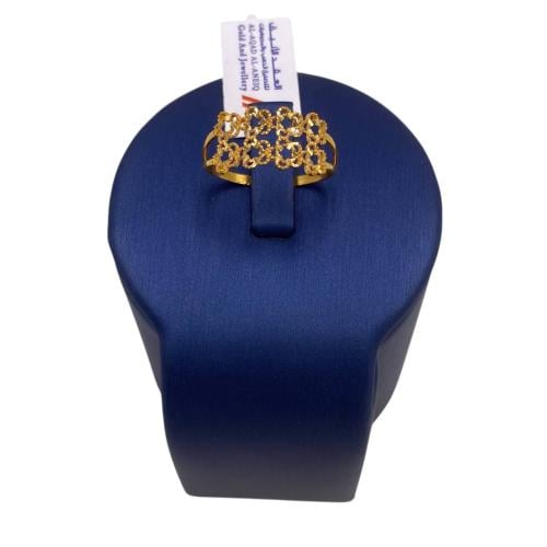 خاتم ذهب عيار 21 الوزن 1.37 جم