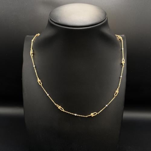 عقد ذهب عيار 18 الوزن 4.11 جرام