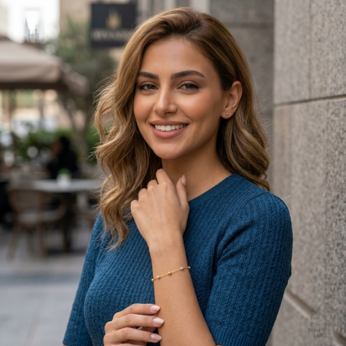 أسواره ذهب عيار 21 الوزن 0.8 جرام