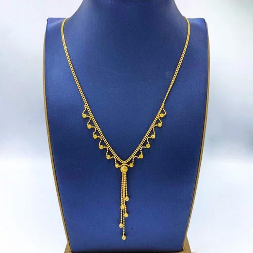 عقد ذهب عيار 18 الوزن 7.15 جم