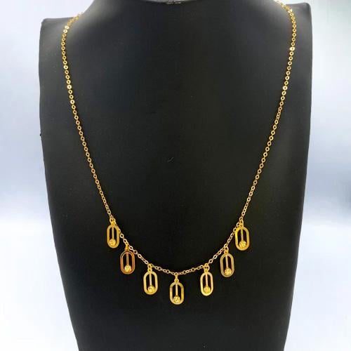 عقد ذهب عيار 21 الوزن 2.91 جم