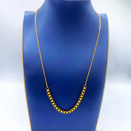 عقد ذهب عيار 21 الوزن 2.37 جم