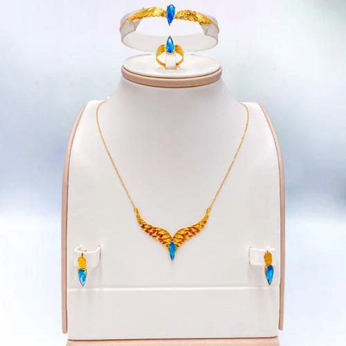 طقم ذهب عيار 21 الوزن 9 جرام