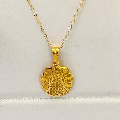 طقم ذهب أطفال عيار 21 الوزن 2.33 جرام